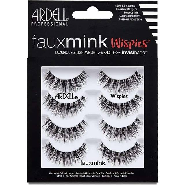 Ardell Multipack Faux Mink Wispies Strip Lashes 4pk
