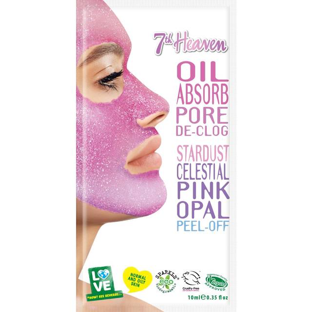 7th Heaven Stardust Celestial Pink Opal Peel-Off Oil Absorb Pore De-Clog 10ml