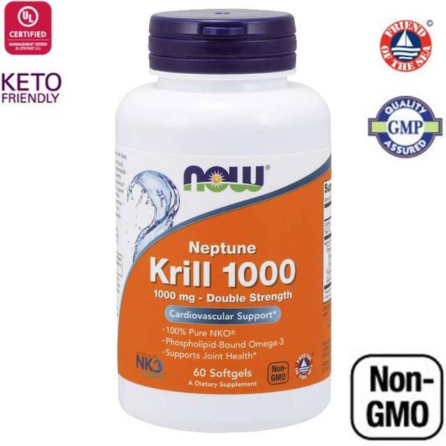 NOW Foods Krillolja Neptune 1000 mg