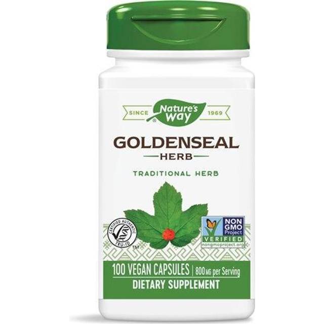 Nature's Way  Goldenseal Herb  700 mg  100 Vegan Capsules (350 mg Per Capsule)