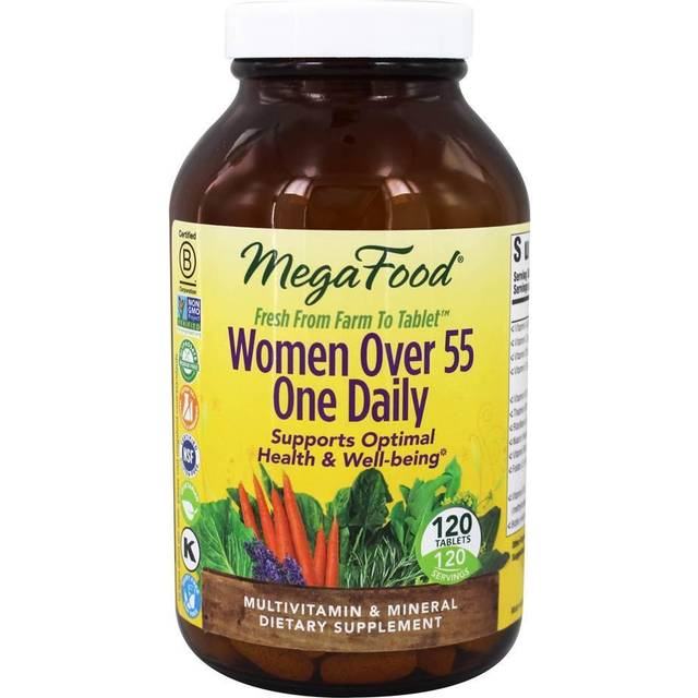 MegaFood  Women's 55+  One Daily Multivitamin  120 Tablets