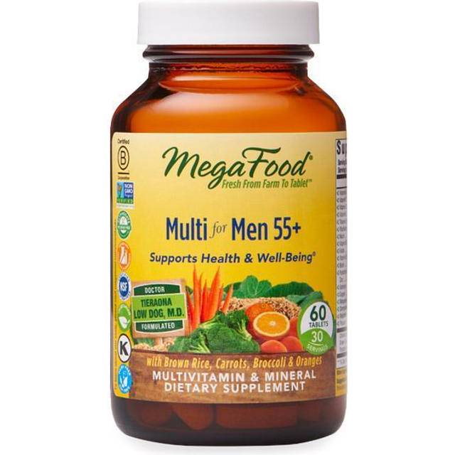 MegaFood  Men's 55+  Advanced Multivitamin  120 Tablets