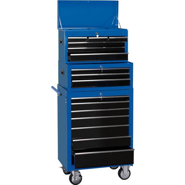 Draper 26" Combination Roller Cabinet And Tool Chest - Blue / 16