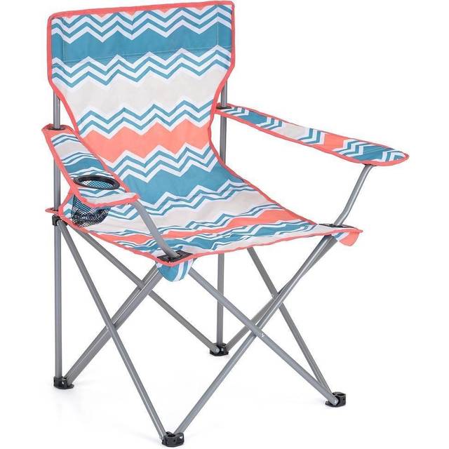 Yello Folding Camping Chair Zig Zag Print