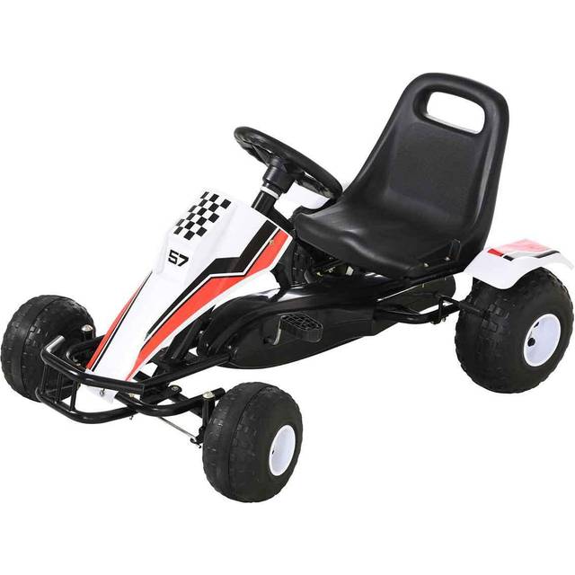 HOMCOM Go Kart 341-036 570 mm 660 mm 1040 mm White