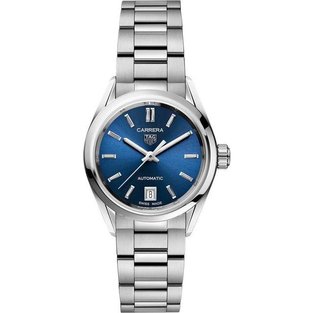 TAG HEUER Carrera Date Automatic SS 29MM Blue Dial Women's Watch WBN2411.BA0621 - 29 mm