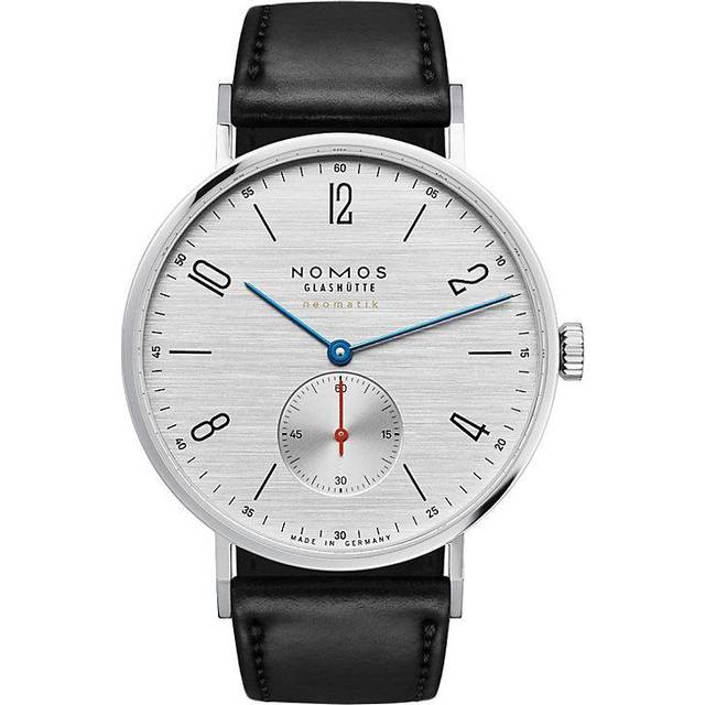 Nomos Glashutte Watch Tangente Neomatik 39 Silvercut Sapphire Crystal - Silver
