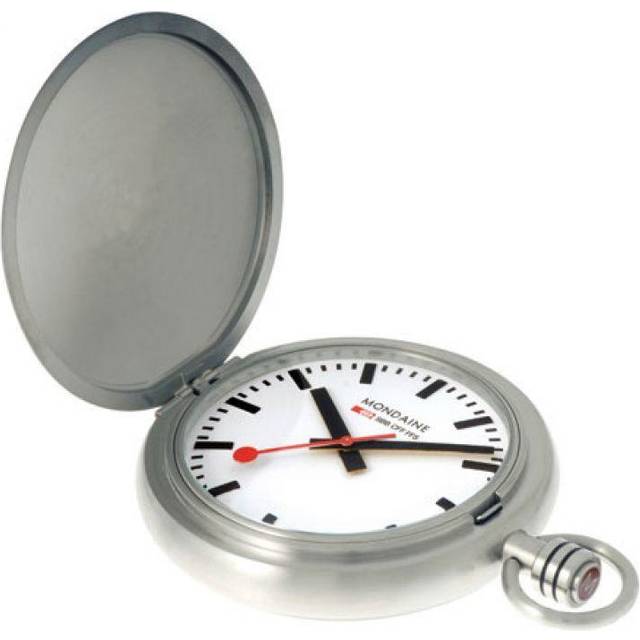 Mondaine Pocket Watch Savonnette II - White
