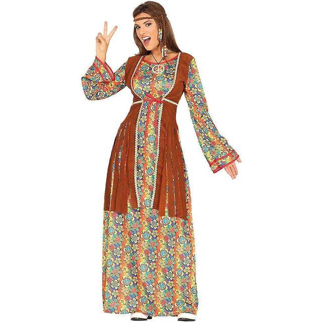 Lång hippiedräkt för kvinnor