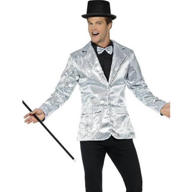 Smiffy's 21139xl Sequin Men's Jacket (x-large) - Adults Stag Night Circus -  adults sequin jacket stag night circus ringmaster fancy dress accessory