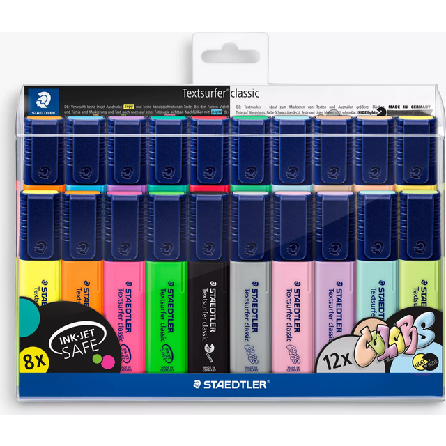 Staedtler 364 WP20 Textsurfer Highlighter 20 Pack, none