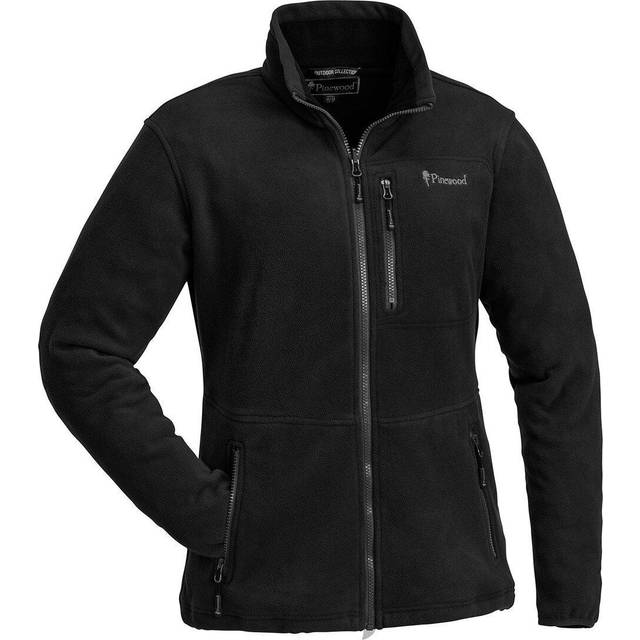 Pinewood Women's Finnveden Fleece Jacket Black, Svart, L