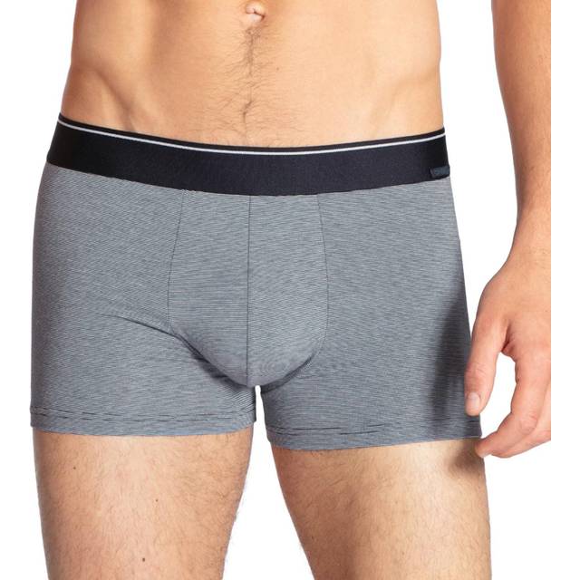 CALIDA Boxershorts i bomull, stretch, med elastisk linning, Dimma, 50