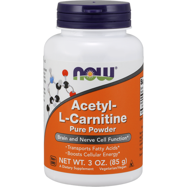 NOW Foods  Acetyl-L-Carnitine  3 oz (85 g)
