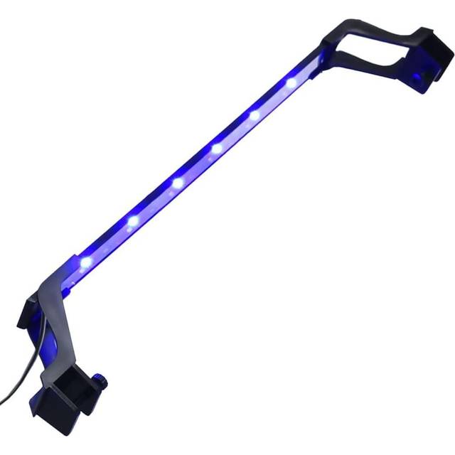 Akvariebelysning med klämmor 55-70 cm blå och vit