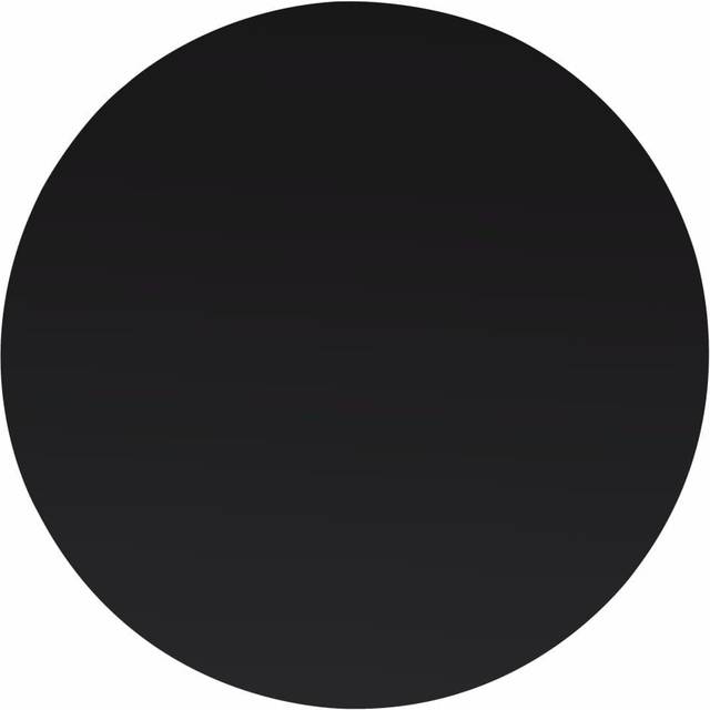 vidaXL Table Top Tempered Glass Round 800 mm - Black