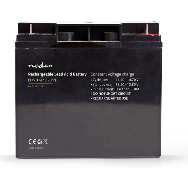 12v 12 Volt 17.0Ah 17000mAh Sealed Rechargeable Lead Acid Battery 167 mm x 181 mm x 77 mm