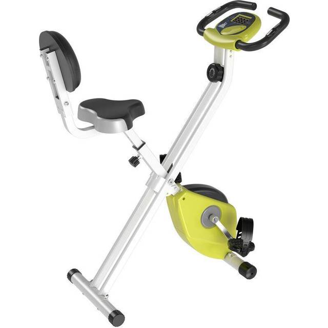 HOMCOM Magnetic Resistance Foldable Exercise Bike with LCD Monitor
