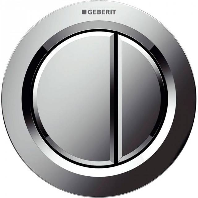 Geberit Spolknapp Omega01 Remote Blank Krom
