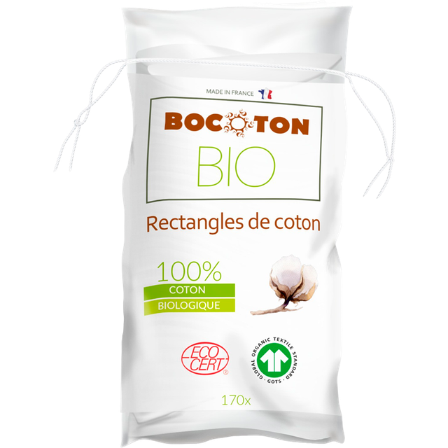 Bocoton Bio Rectangles vatrondeller 170 stk