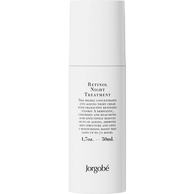 JorgObé Retinol Night Treatment 50 ml I Anti-aging nattkräm med granactive retinoid (vitamin A), ceramider och hyaluronsyra I minskar effektivt tecken på åldrande