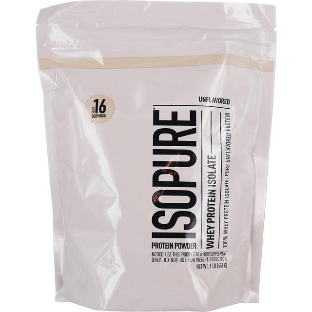 Isopure  Zero Carb Protein Powder  Unflavored  1 lb (454 g)
