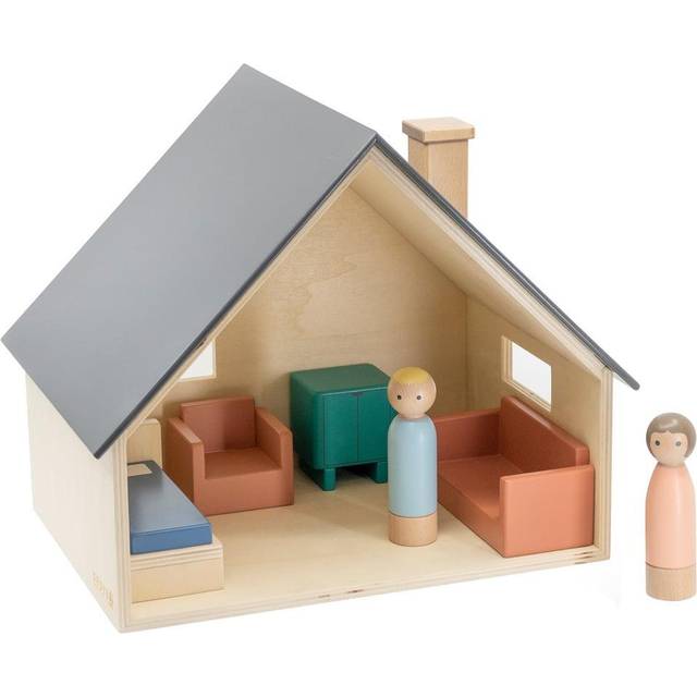 Sebra Dockhus - Trä - Sebra - One Size - Dockhus