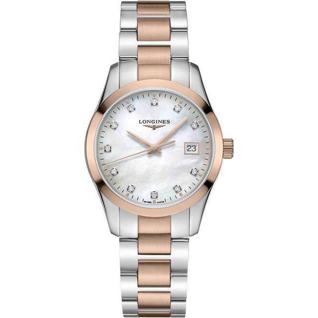 Conquest Classic 34mm Ladies Watch White