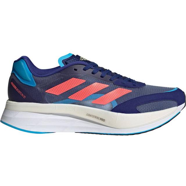 adidas Adizero Boston 10 M Indigo Blue Turbo Men Sneakers Legacy-Indigo Sky-Rush GY0926 46⅔