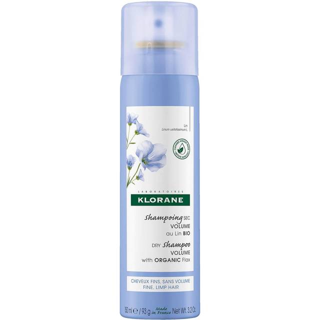 Klorane Volumising Dry Shampoo with Organic Flax Fibre for Fine, Limp Hair 150ml