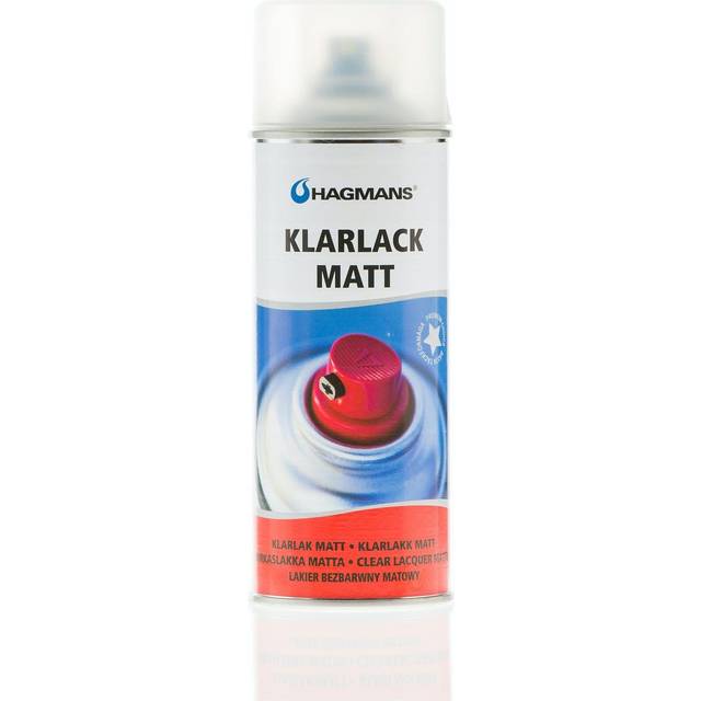 Sprayfärg 0,4 Liter Klarlack Matt Hagmans