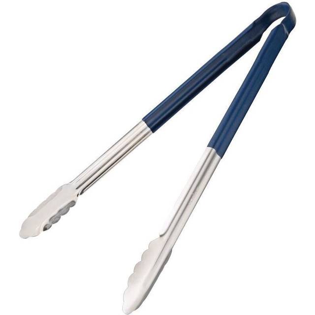 Vogue serving tongs color coded in black - stainless steel - 405 mm