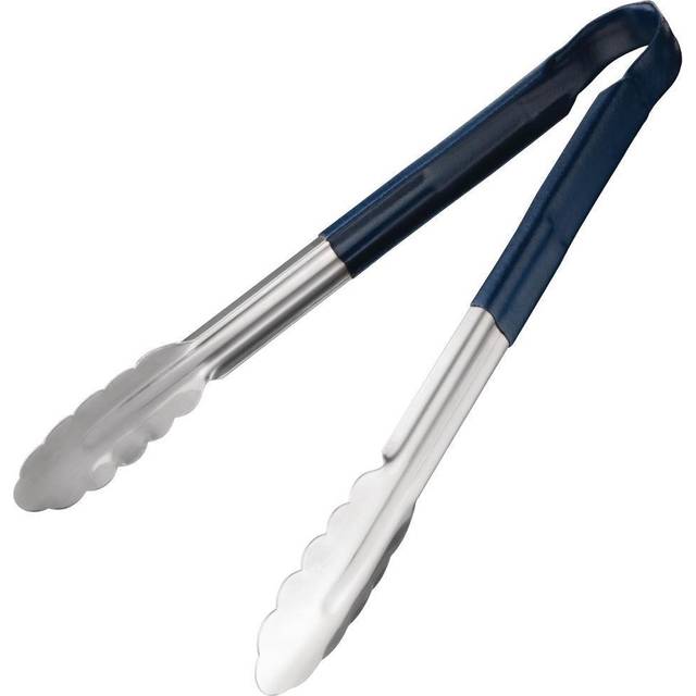 Hygiplas Colour Coded Red Serving Tongs 300mm