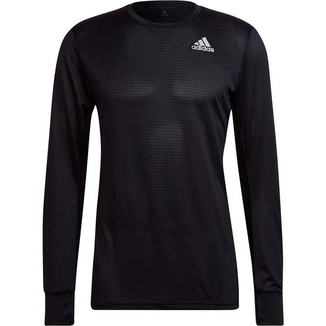 Own the Run Long Sleeve Tee - Black / Reflective Silver