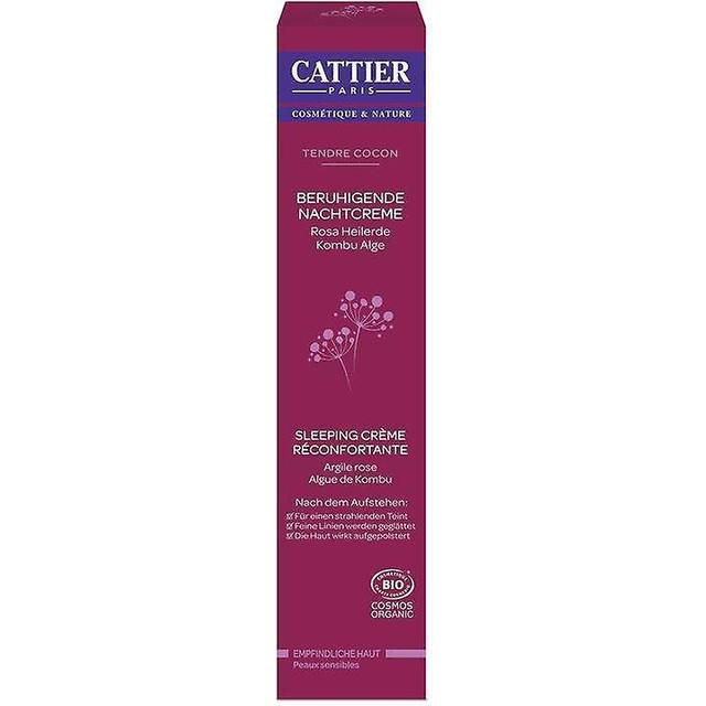 Cattier Skin care Facial care Rosa ler & Kombu Age Beroligende natcreme Tendre Cocon 50ml