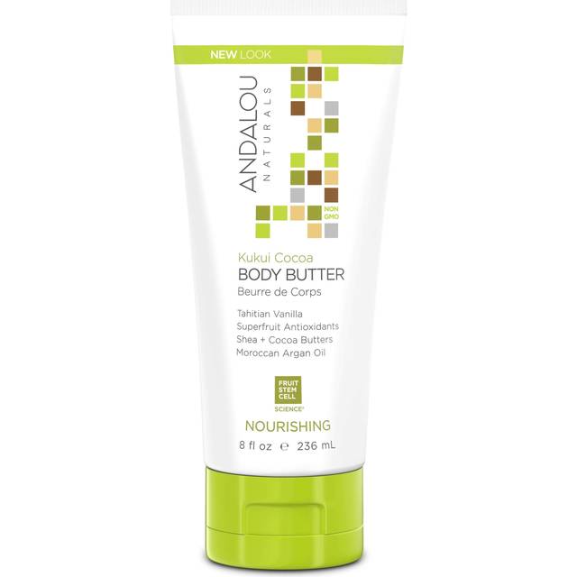 Andalou Naturals Nourishing Body Butter Kukui Cocoa 8 fl oz