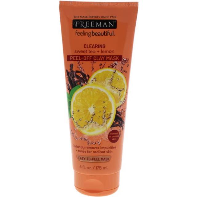 Freeman Beauty, Clearing Peel-Off Clay Mask, Sweet Tea & Lemon, 175ml