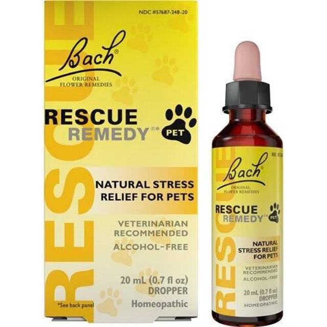 Bach Rescue Remedy Dropper Stress Relief For Pets 0.35 fl oz