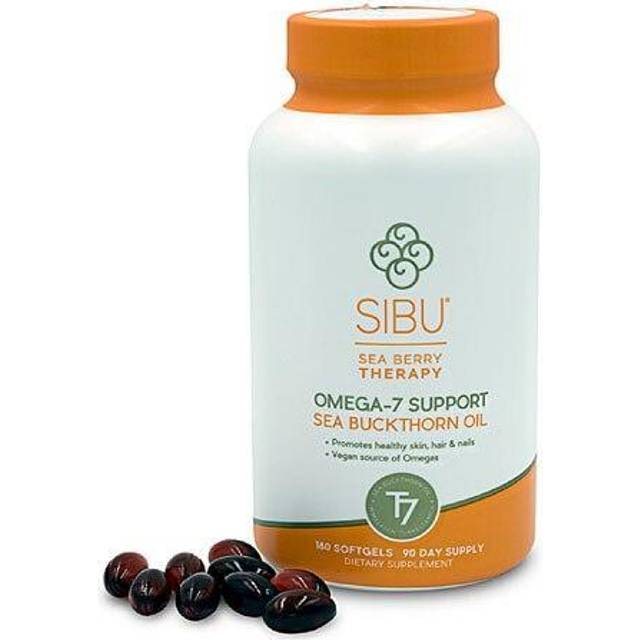 Sibu Beauty Omega-7 Sea Buckthorn Oil 1000 mg - 180 Softgels