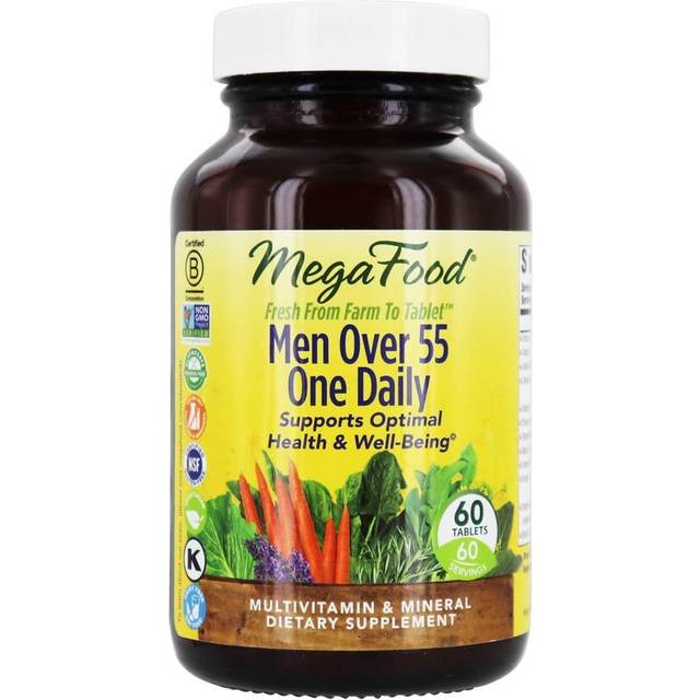 MegaFood  Men's 55+  One Daily Multivitamin  60 Tablets