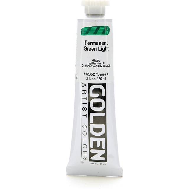 Golden Heavy Body Acrylic 59ml Permanent Green Light Series 4