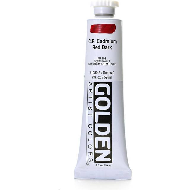 Golden Heavy Body Acrylic 59ml C.P. Cadmium Red Dark Series 9