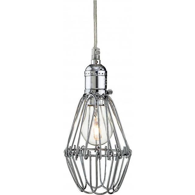 Firstlight Arcade Industrial Style 10cm Pendant Light Chrome