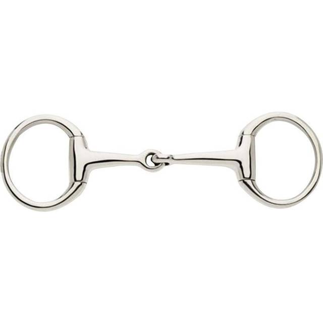 Lorina Single Jointed Eggbutt Bradoon 5in silver