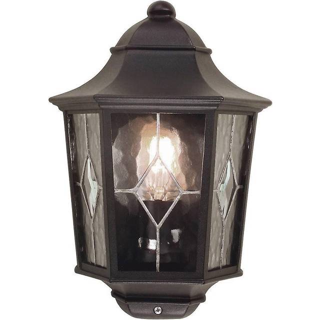 Elstead NR7/2 BLK Norfolk Half Lantern Black