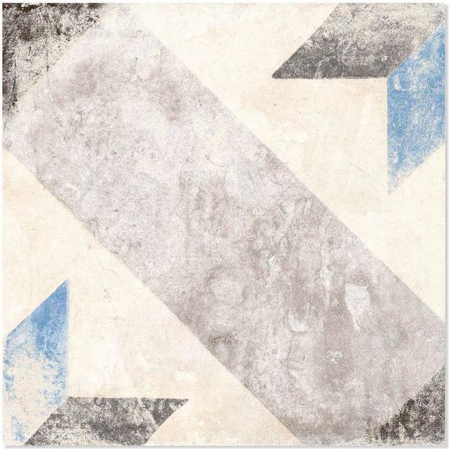 Klinker Pompei Grå-Blå Mönstrad 25x25 cm