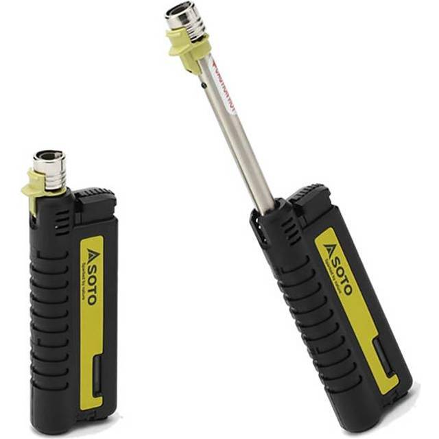Soto Pocket Torch XT (Extendable) Compact, wind-resistant, refillable burner with telescoping burner head