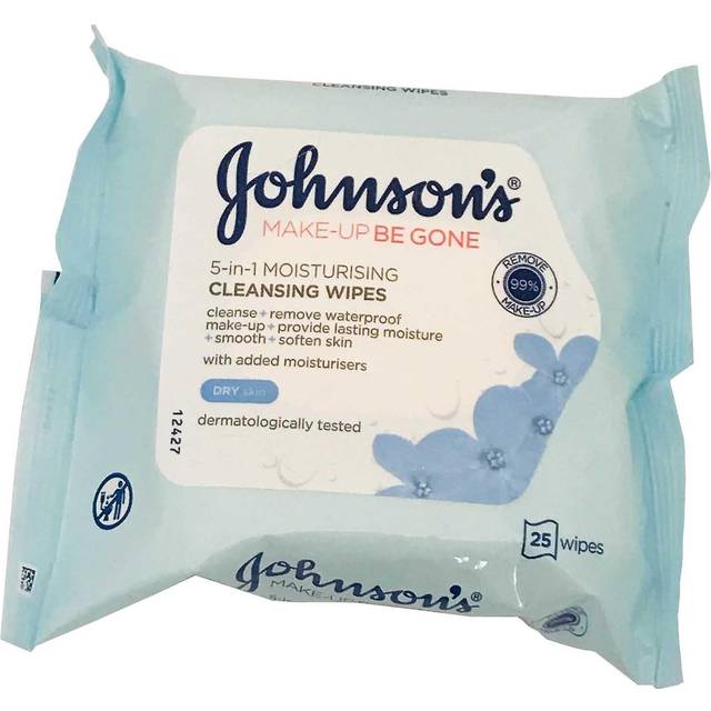 Johnson's Face Care Moisturising Wipes Dry Skin 25 stk