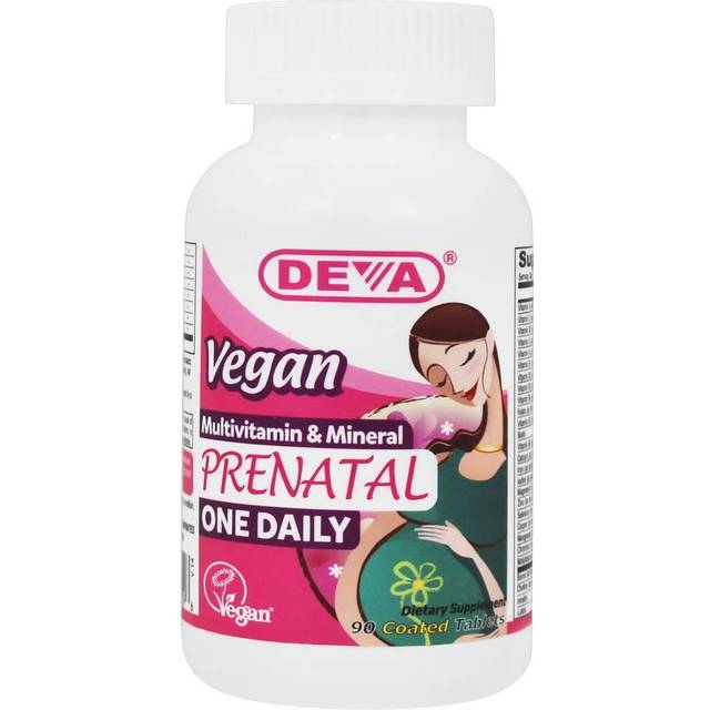 Deva  Vegan Prenatal Multivitamin & Mineral  One Daily  90 Coated Tablets