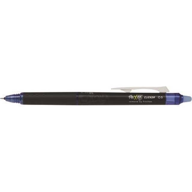 Pilot FriXion Synergy Point Clicker Erasable Retractable Gel Rollerball Pen 0.5mm Tip 0.25mm Line Blue (Pack 12) - PNJ604423